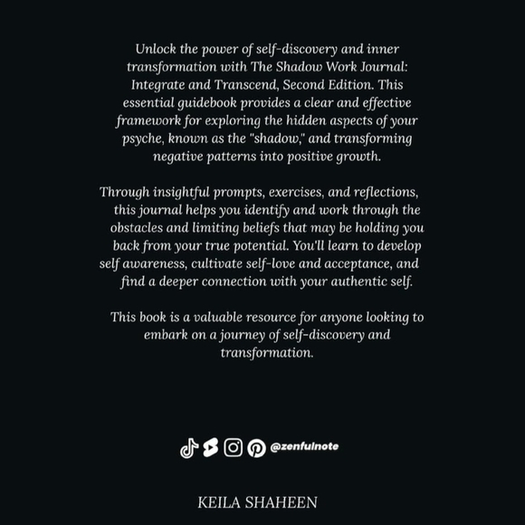 The Shadow Work Journal - Second Edition - Picture 3 of 4